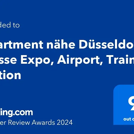 Naehe Duesseldorf Messe Expo, Airport, Train Station 아파트 *